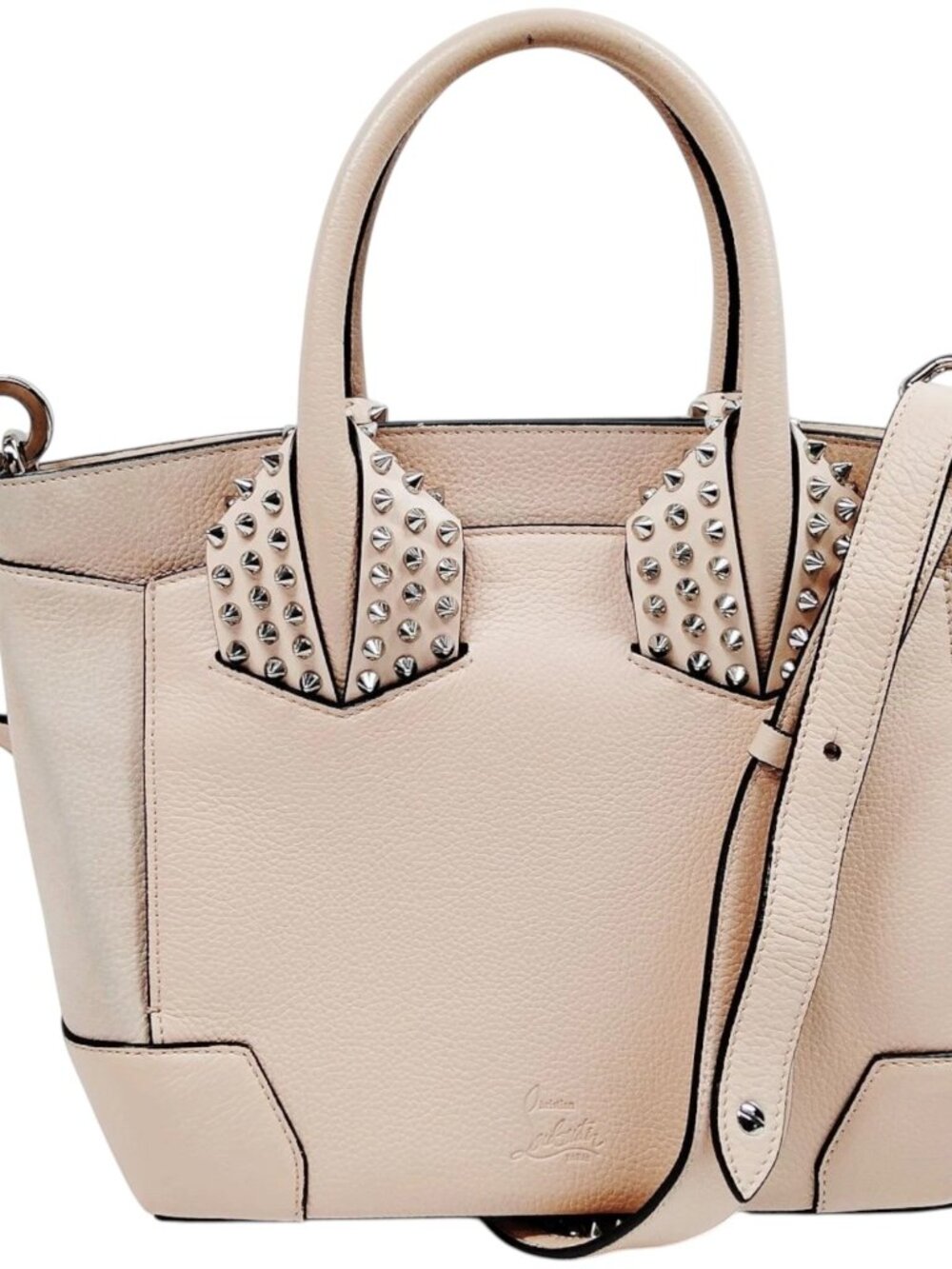 (S6) Christian Louboutin Crossbody Bag Pink Leather